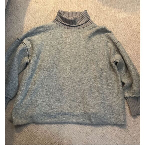 Free People Turtleneck Tunic Sweater - Picture 1 of 8